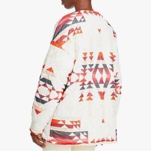 Pendleton Reversible Quilted Coat Southwest Pattern Fleece Inner Exclusive XS